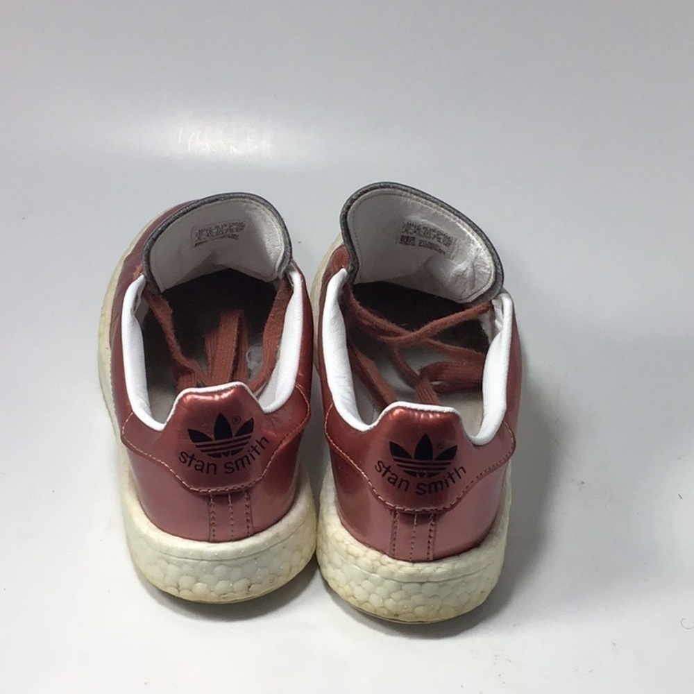 ADIDAS STAN SMITH BOOST PINK METALLIC BB0107 SNEAKERS SIZE 6 - Picture 6 of 13